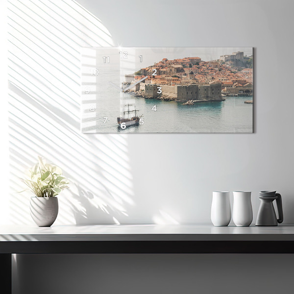 Vízszintes üvegóra Vitorlás Dubrovnikban