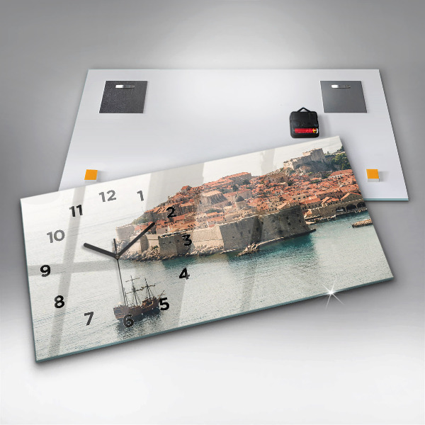 Vízszintes üvegóra Vitorlás Dubrovnikban