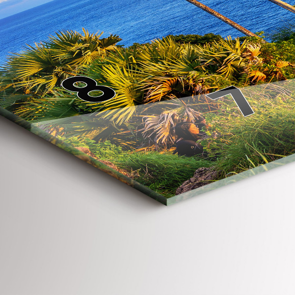 Vízszintes üvegóra Phuket Thaiföldön