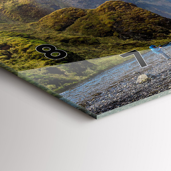 Vízszintes üvegóra Vízesés Izlandon