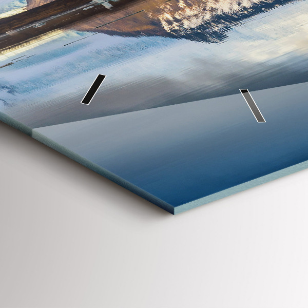 Vízszintes üvegóra Jokulsarlon-tó Izlandon