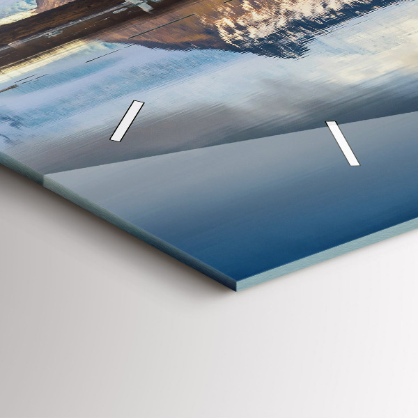 Vízszintes üvegóra Jokulsarlon-tó Izlandon