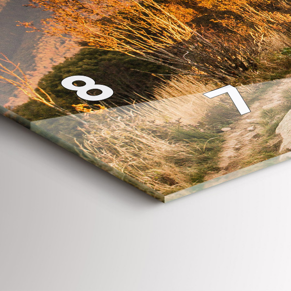 Vízszintes üvegóra Bieszczady-hegység