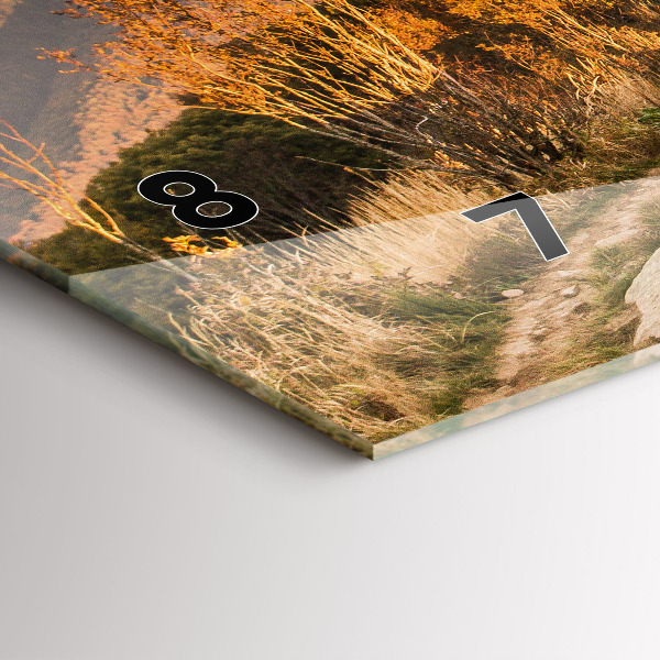 Vízszintes üvegóra Bieszczady-hegység