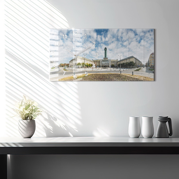 Vízszintes üvegóra Panoráma Ostrava városára