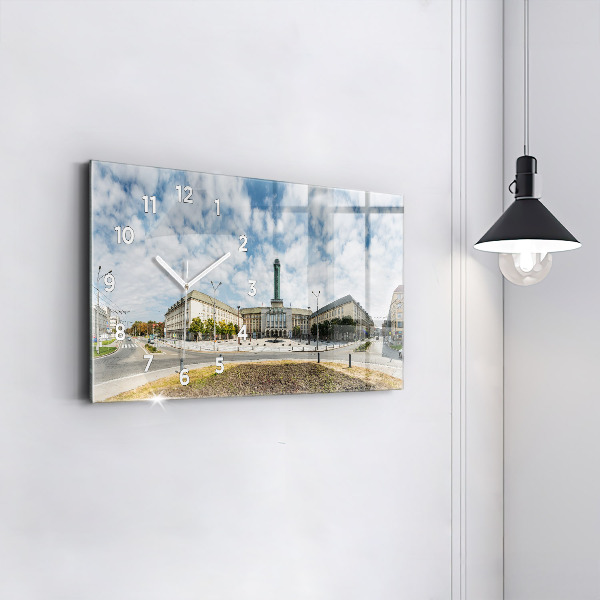 Vízszintes üvegóra Panoráma Ostrava városára