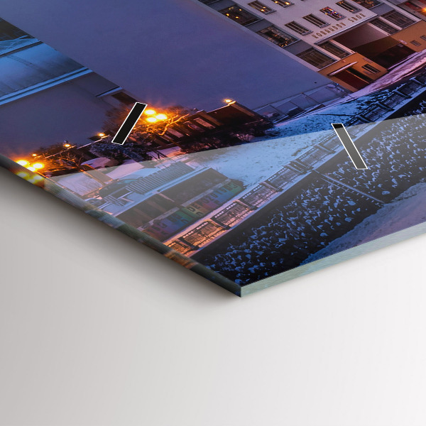 Vízszintes üvegóra Panoráma Pilsen városára