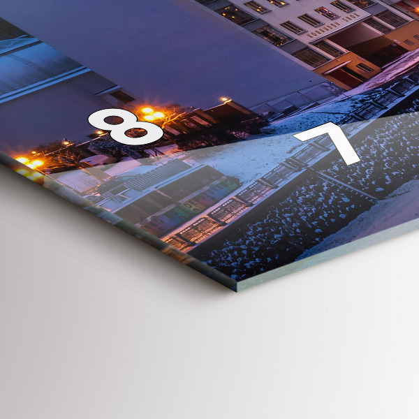 Vízszintes üvegóra Panoráma Pilsen városára