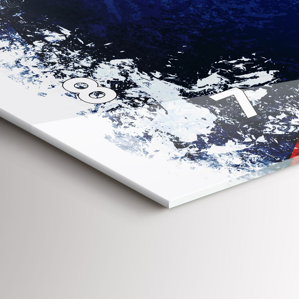 Vízszintes üvegóra cseh zászló