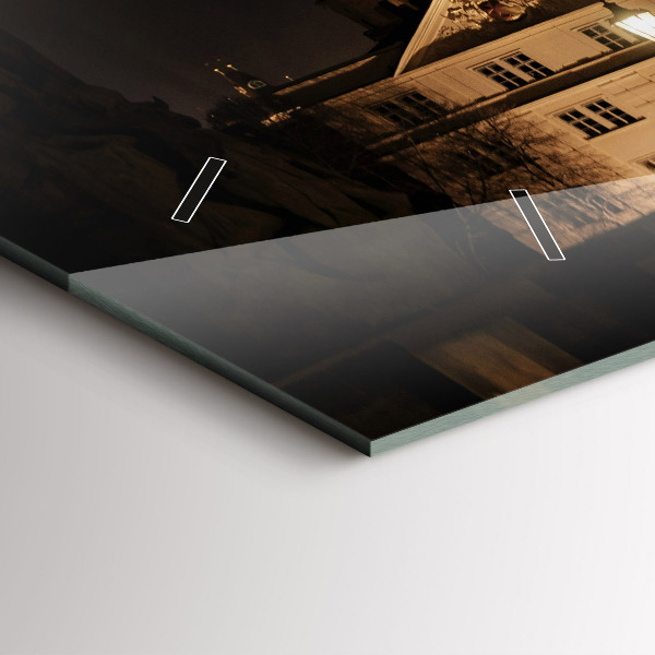 Vízszintes üvegóra Károly híd Prágában