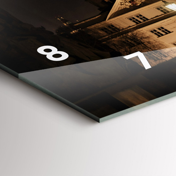 Vízszintes üvegóra Károly híd Prágában