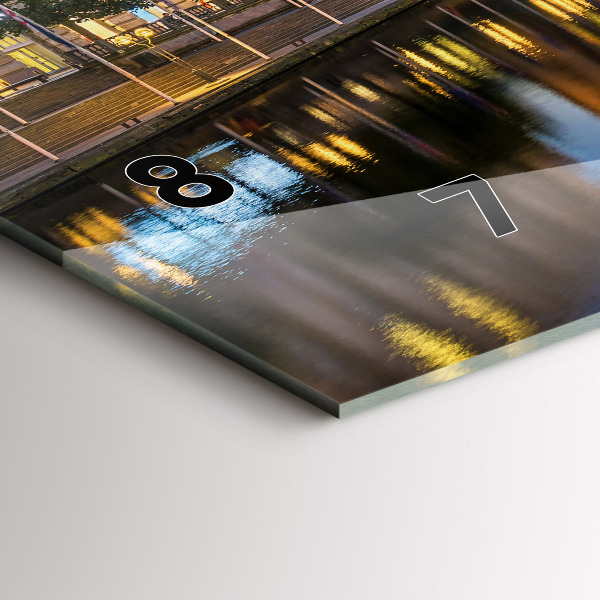 Vízszintes üvegóra Hamburg városháza