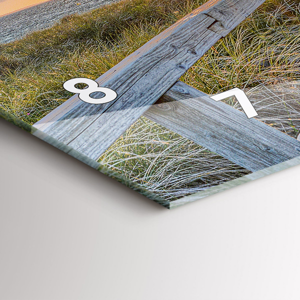 Vízszintes üvegóra Tengerparti nyaralás