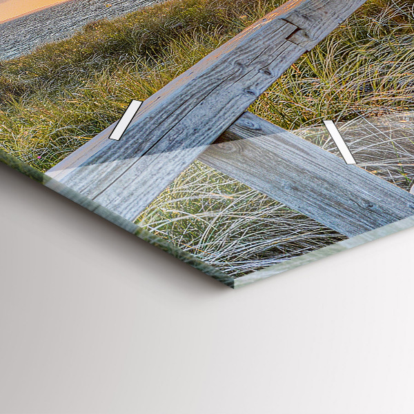 Vízszintes üvegóra Tengerparti nyaralás