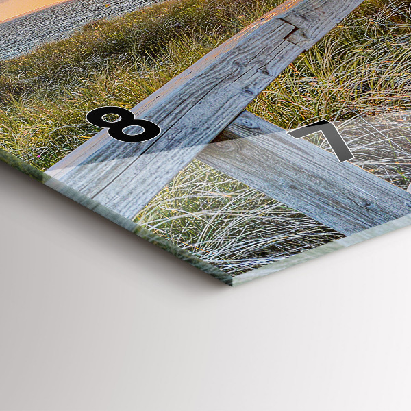 Vízszintes üvegóra Tengerparti nyaralás