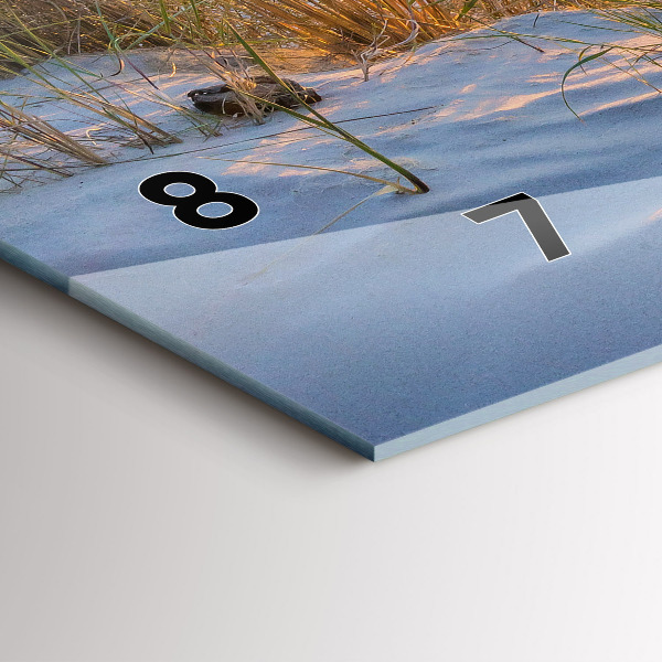 Vízszintes üvegóra Naplemente a tenger felett