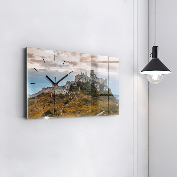 Vízszintes üvegóra Szepesi vár Szlovákiában