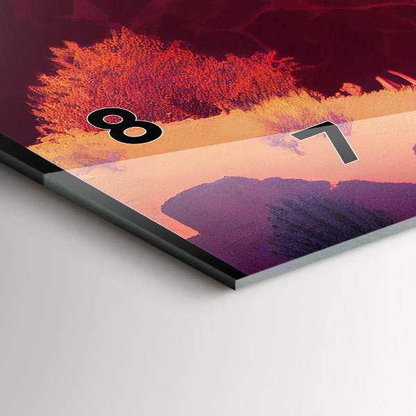 Vízszintes üvegóra Arizona sivatagi illusztráció