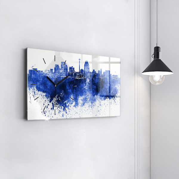 Vízszintes üvegóra San Antonio akvarellek