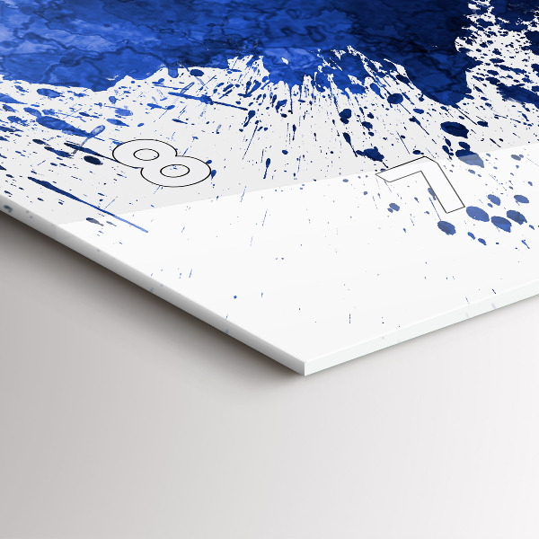 Vízszintes üvegóra San Antonio akvarellek