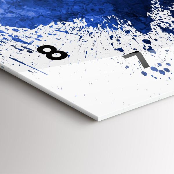 Vízszintes üvegóra San Antonio akvarellek