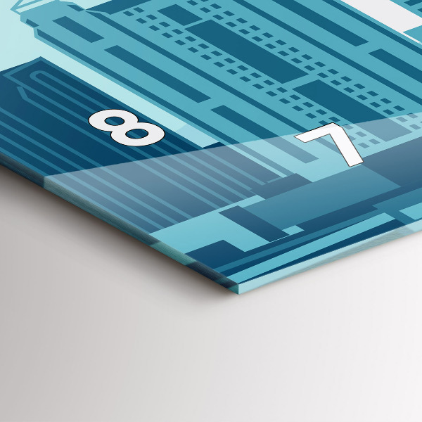 Vízszintes üvegóra Építészet az USA-ban