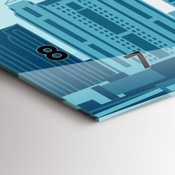 Vízszintes üvegóra Építészet az USA-ban