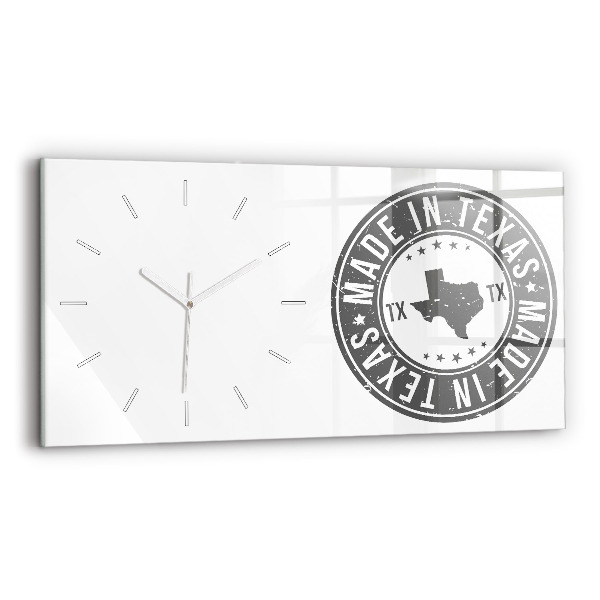 Vízszintes üvegóra Texas bélyegző