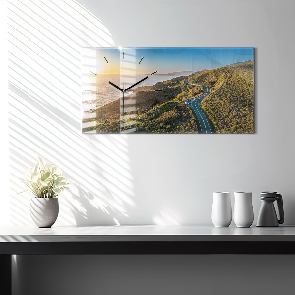 Vízszintes üvegóra Az út San Franciscóba