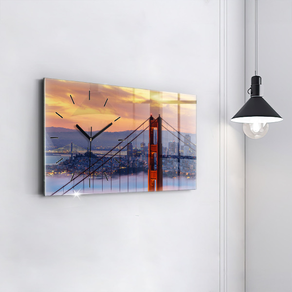 Vízszintes üvegóra San Francisco híd