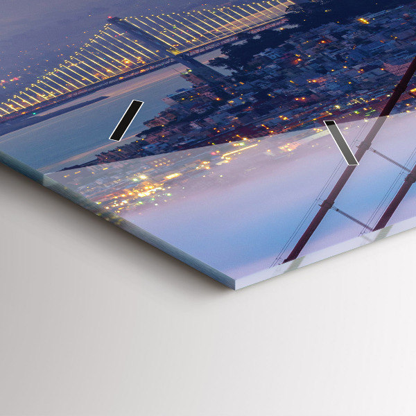 Vízszintes üvegóra San Francisco híd