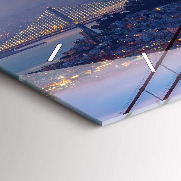 Vízszintes üvegóra San Francisco híd