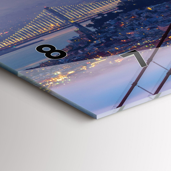 Vízszintes üvegóra San Francisco híd