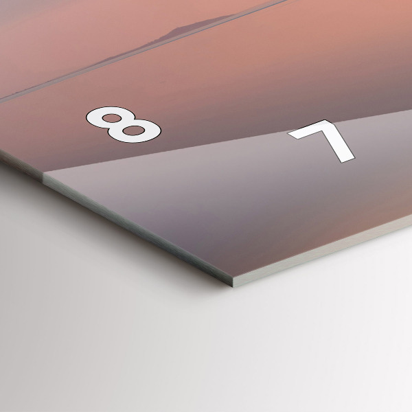 Vízszintes üvegóra Balaton USA