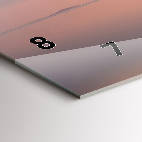 Vízszintes üvegóra Balaton USA