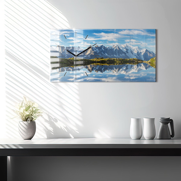 Vízszintes üvegóra Chamonix-völgy, francia Alpok