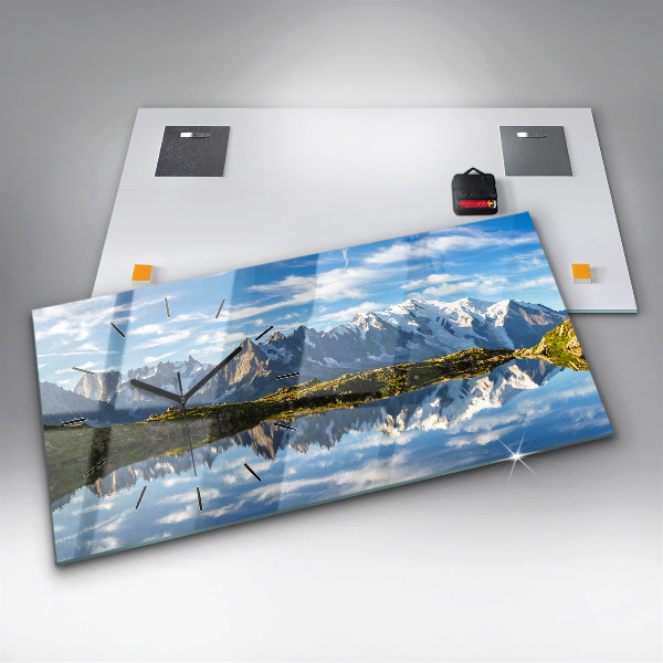 Vízszintes üvegóra Chamonix-völgy, francia Alpok