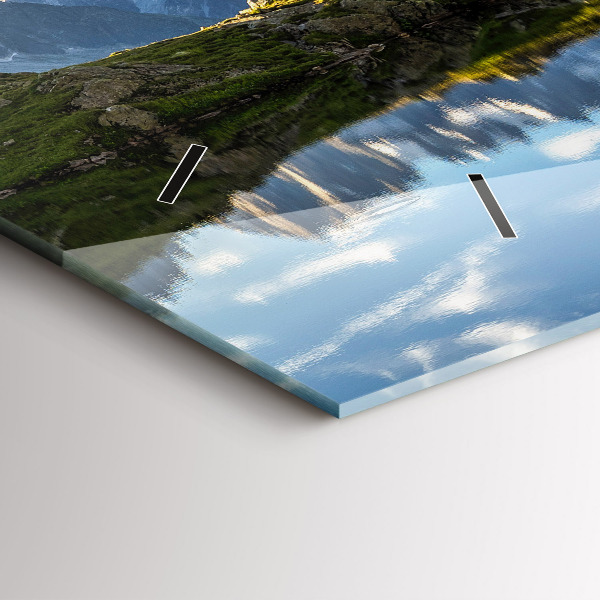 Vízszintes üvegóra Chamonix-völgy, francia Alpok