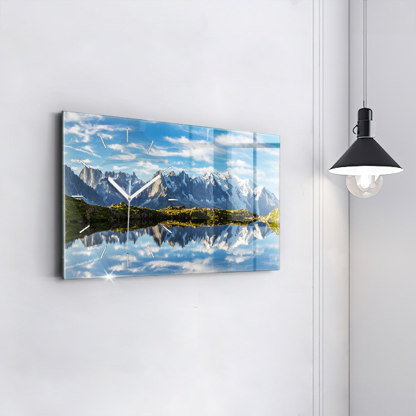 Vízszintes üvegóra Chamonix-völgy, francia Alpok