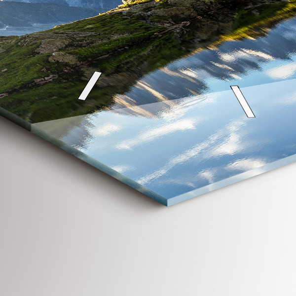 Vízszintes üvegóra Chamonix-völgy, francia Alpok