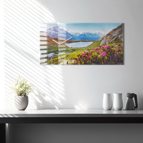 Vízszintes üvegóra Mont Blanc gleccser Chamonix