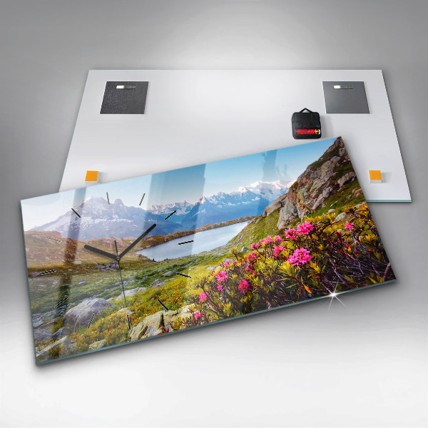 Vízszintes üvegóra Mont Blanc gleccser Chamonix