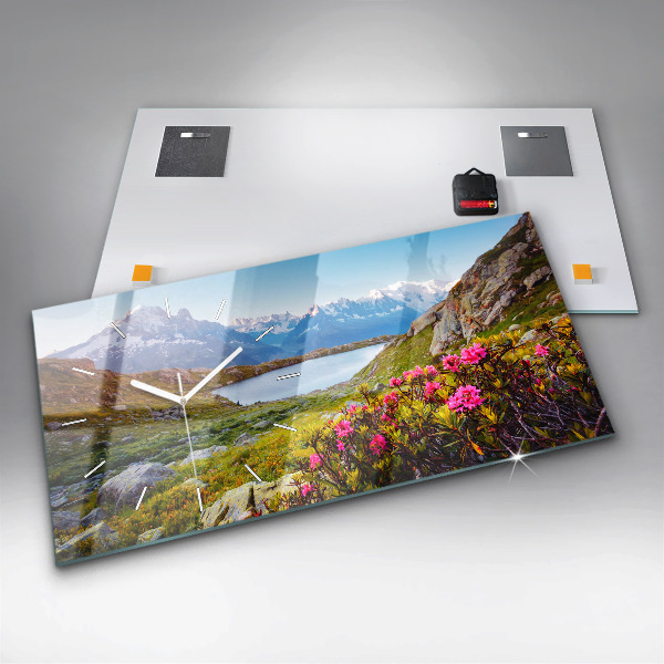 Vízszintes üvegóra Mont Blanc gleccser Chamonix