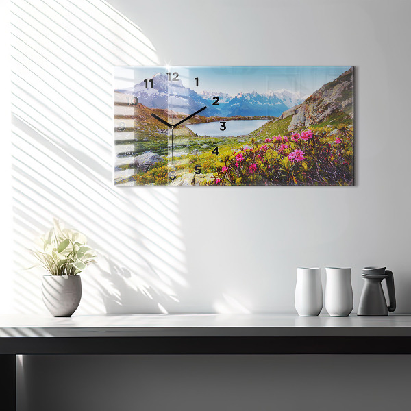 Vízszintes üvegóra Mont Blanc gleccser Chamonix