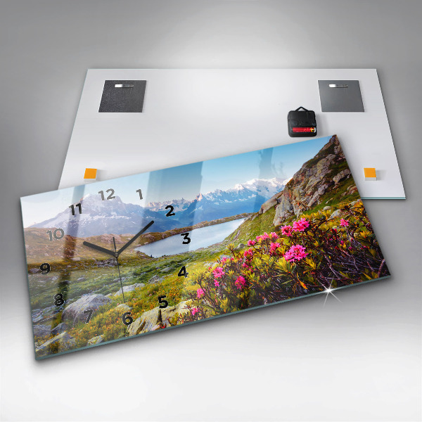 Vízszintes üvegóra Mont Blanc gleccser Chamonix