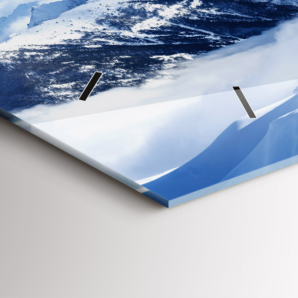 Vízszintes üvegóra Hegyi panoráma