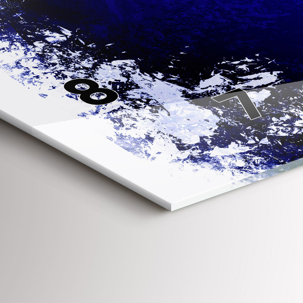 Vízszintes üvegóra Franciaország zászlaja