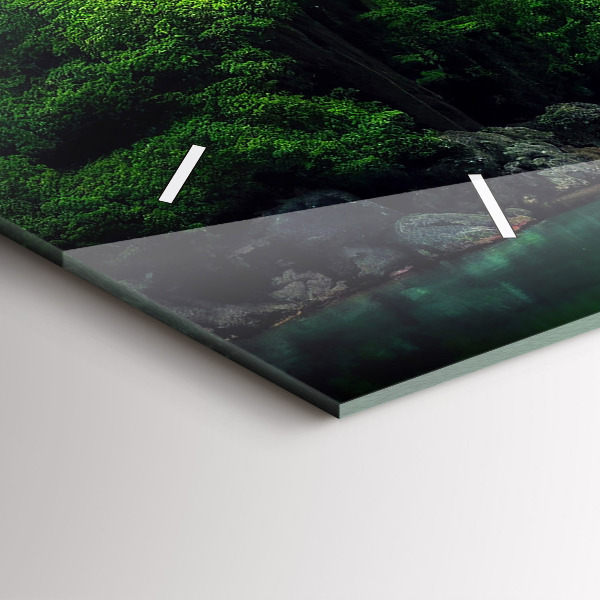 Vízszintes üvegóra Thaiföld természeti tája