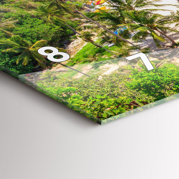 Vízszintes üvegóra Thaiföldi Nemzeti Park