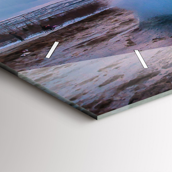 Vízszintes üvegóra Gejzír Izland szigetén